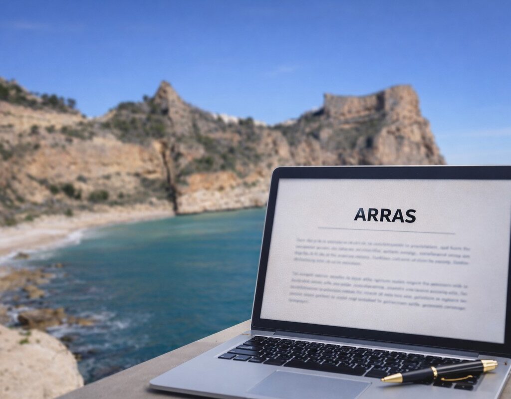 Arras contract for a property purchase in Spain